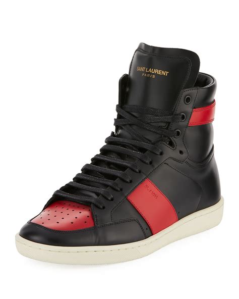 ysl sneakers uomo|YSL high top sneakers.